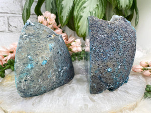 Contempo Crystals - Teal Geode Candle Holder - Image 8