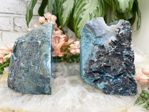 Contempo Crystals - Teal Geode Candle Holder - Image 9