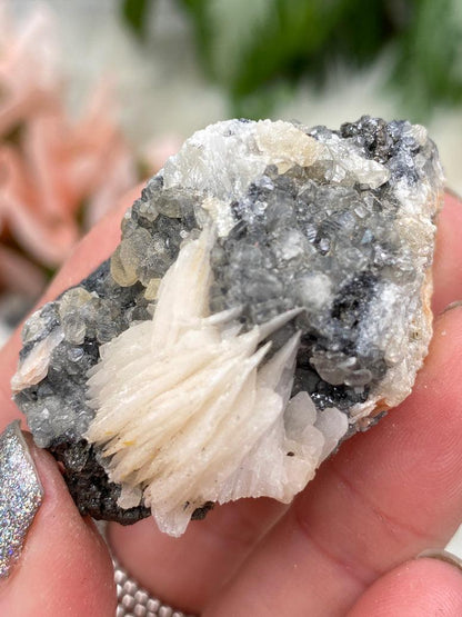 barite-cerussite-cluster