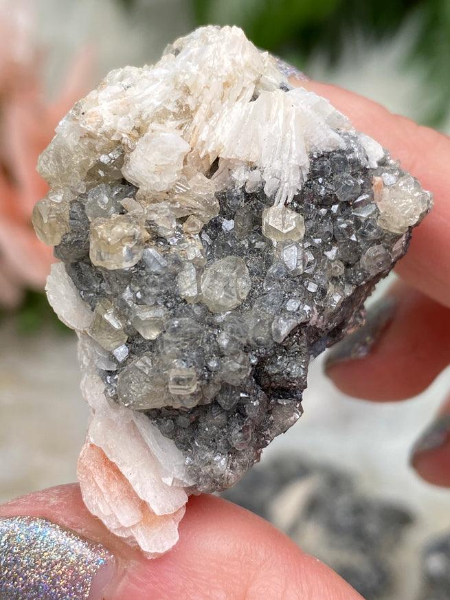 barite-cerussite-cluster