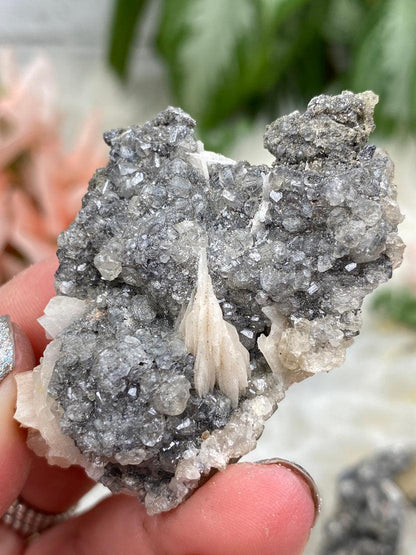 barite-galena-cerussite-cluster