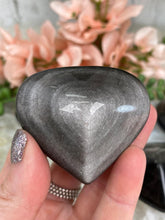 Load image into Gallery: Contempo Crystals - silver-sheen-obsidian-heart-stone - Image 12
