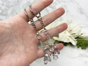 Contempo Crystals - Clear quartz crystal point keychains. - Image 3