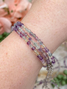 Contempo Crystals - colorful-fluorite-faceted-beaded-bracelet - Image 4
