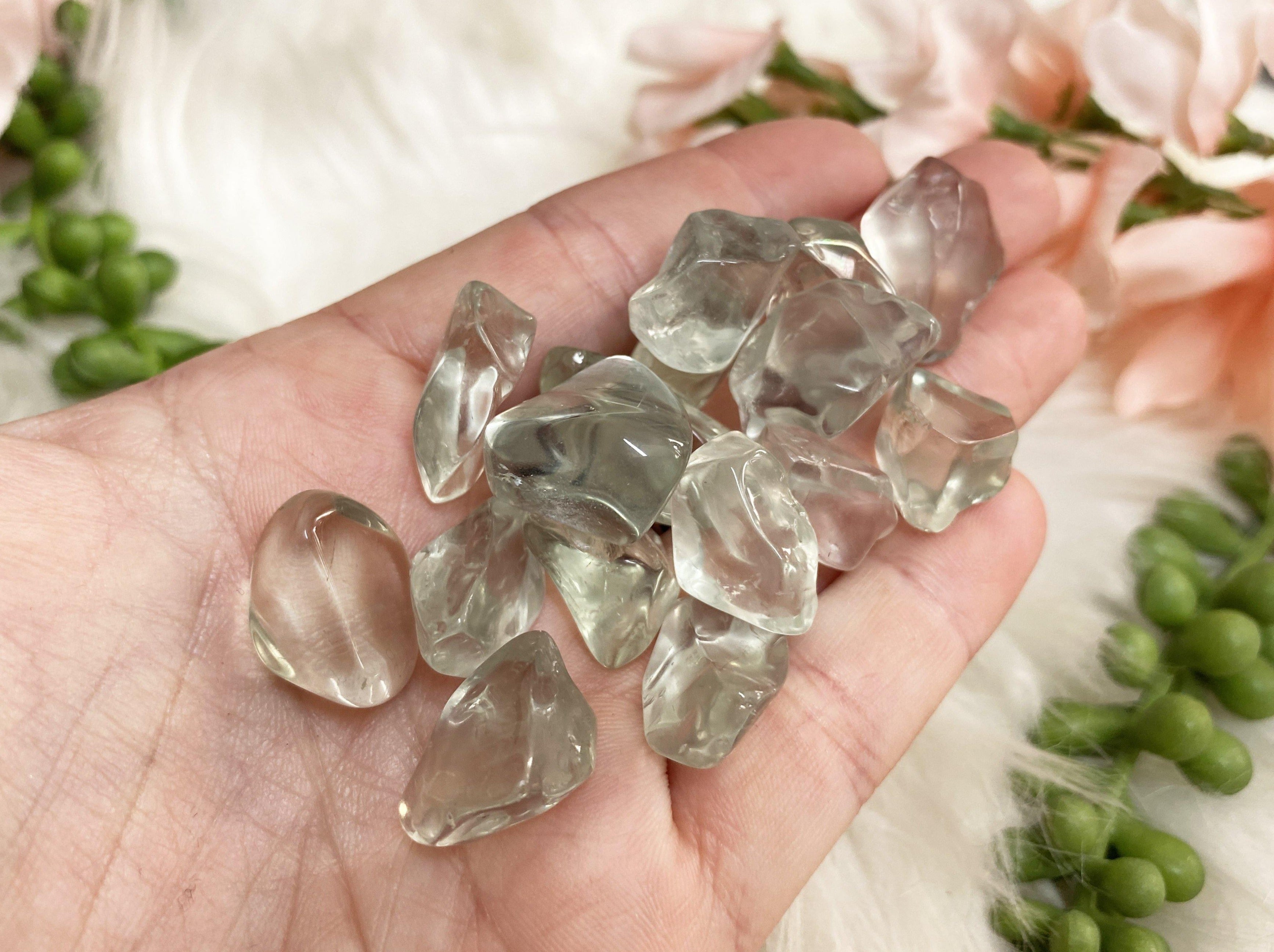 Natural Green Amethyst Smooth Organic Tumble Loose Gemstone, 16x29 mm, Natural Prasiolite, Amethyst 2024 Tumble Jewelry Making Gemstone, 1 Piece