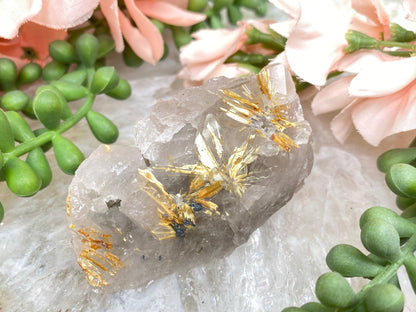 yellow-rutile-smoky-quartz-hematite