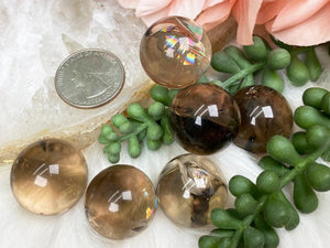 Contempo Crystals - rainbows-in-small-smoky-quartz-spheres - Image 7