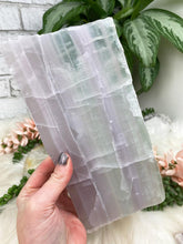 Load image into Gallery: Contempo Crystals - Purple Green Fluorite Slabs - Image 22