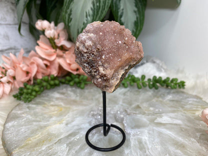 Pink Amethyst Geode Displays for sale