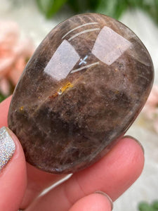 Contempo Crystals - brown-moonstone-palm-stone-with-flash - Image 12