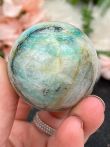 Contempo Crystals - teal-chrysocolla-quartz-sphere - Image 8