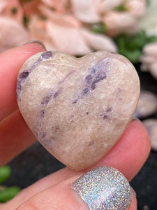 Contempo Crystals - dark-purple-fluorite-pink-heart - Image 9