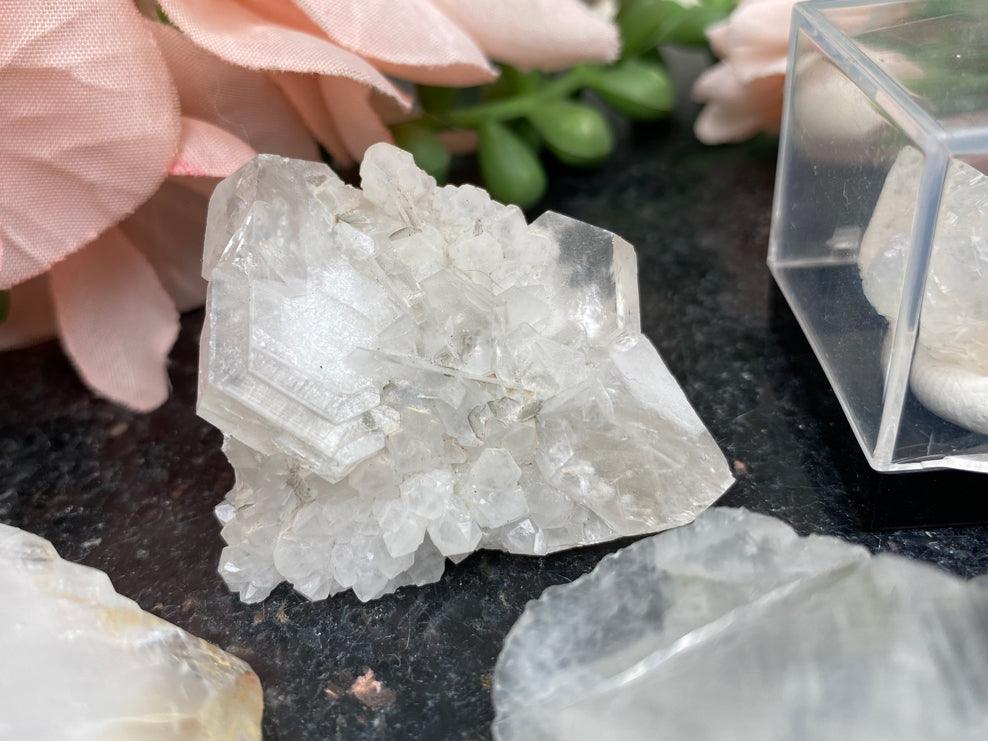 Small White Calcite Specimens