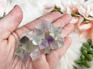 Contempo Crystals - Beautiful pastel colored Octahedron Fluorite Sets.  - Image 3