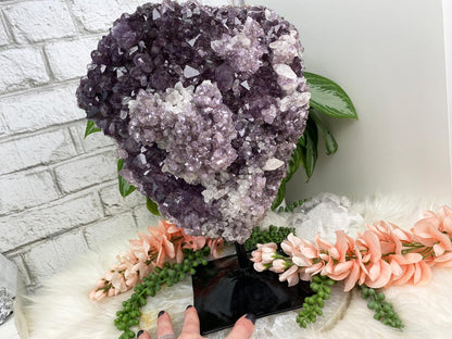 Large-Amethyst-with-Calcite-Crystal-Display