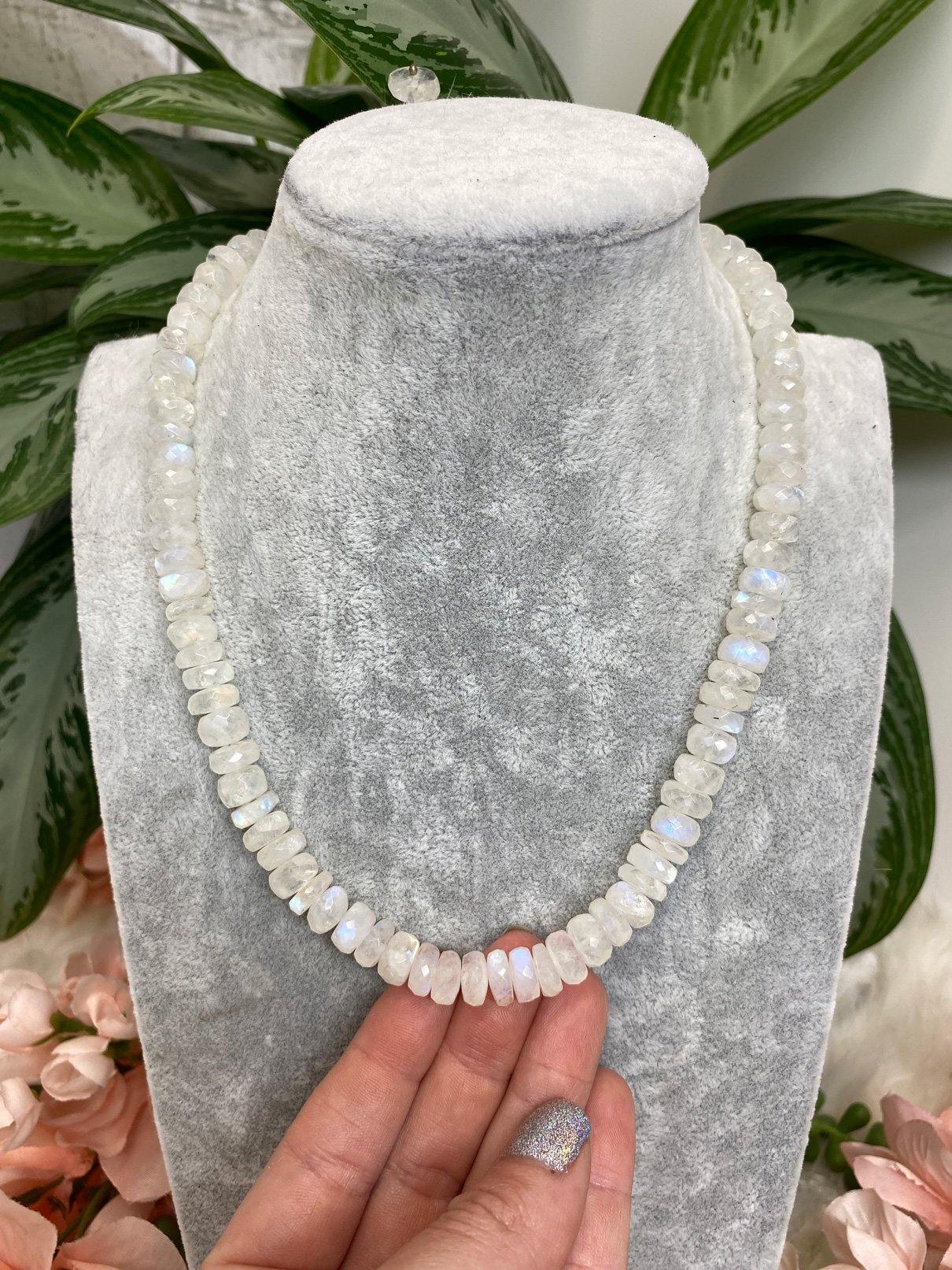 Large-Faceted-Bead-Rainbow-Moonstone-Gemstone-Crystal-Necklace-for-sale