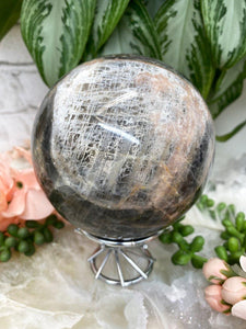 Contempo Crystals - Large-Gray-Moonstone-Sphere-Crystal-for-Sale - Image 5