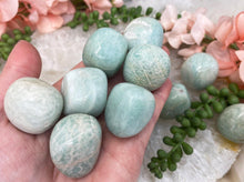 Load image into Gallery: Contempo Crystals - Tumbled-Large-Light-Blue-Amazonite-Crystal-for-sale. - Image 1