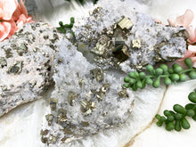 Load image into Gallery: Contempo Crystals - Large-Peruvian-Pyrite-Quartz-Clusters - Image 1