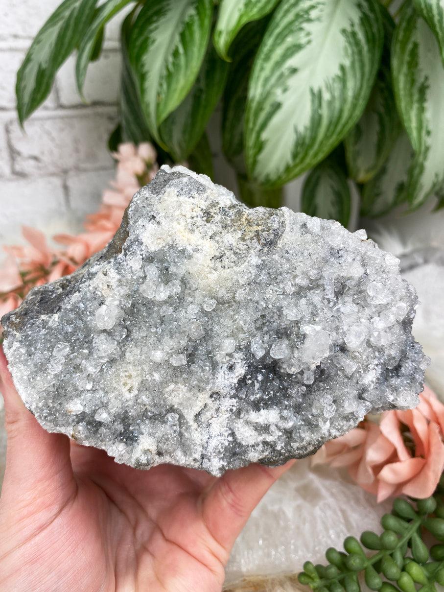 Large Sparkle Gray Calcite