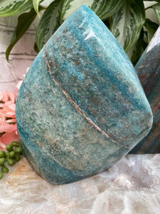 Contempo Crystals - Large-Teal-Aventurine-Crystal-Flame-from-Brazil - Image 3