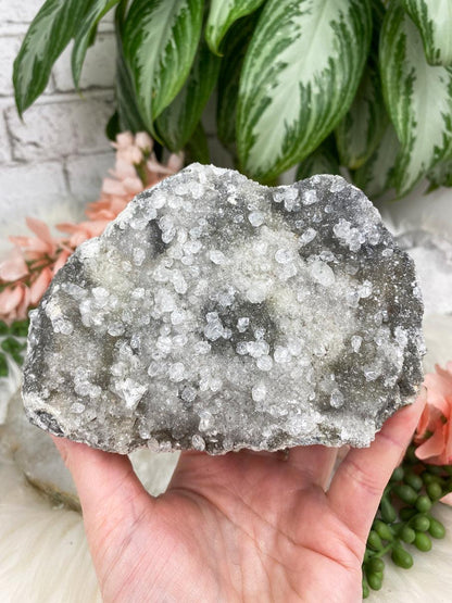 Large White Gray Calcite Cluster