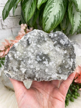 Load image into Gallery: Contempo Crystals - Large White Gray Calcite Cluster - Image 10