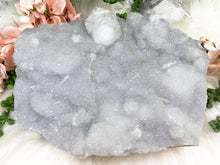 Load image into Gallery: Contempo Crystals - Large-White-Gray-Chalcedony-with-Apophyllite - Image 3