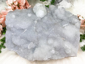 Contempo Crystals - Large-White-Gray-Chalcedony-with-Apophyllite - Image 2