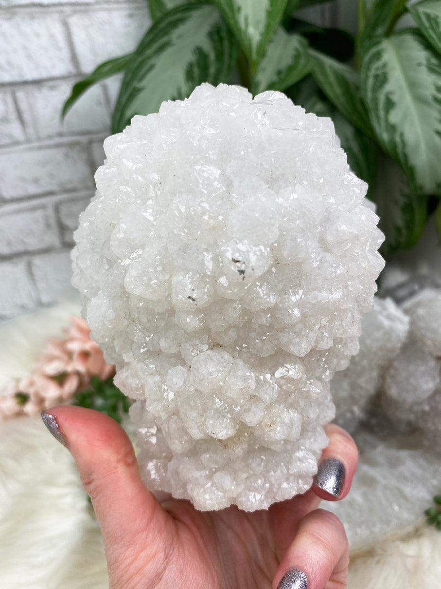 Large-White-Quartz-Stalactite