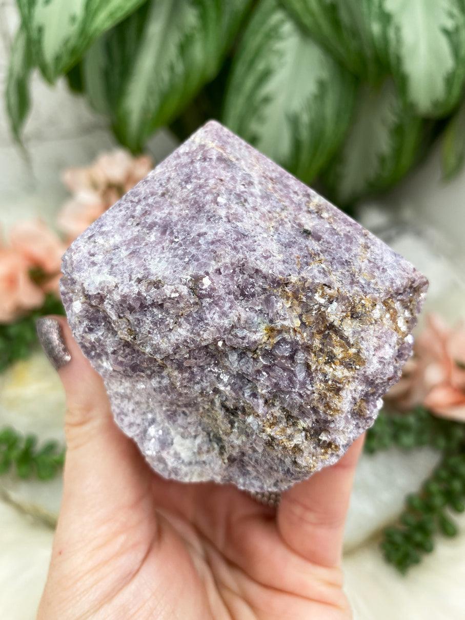 Lavender-Lepidolite-Point