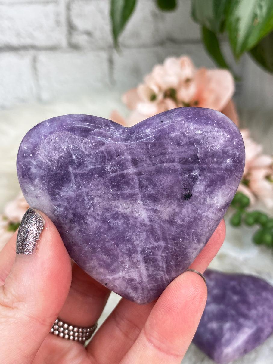 Lepidolite-Heart