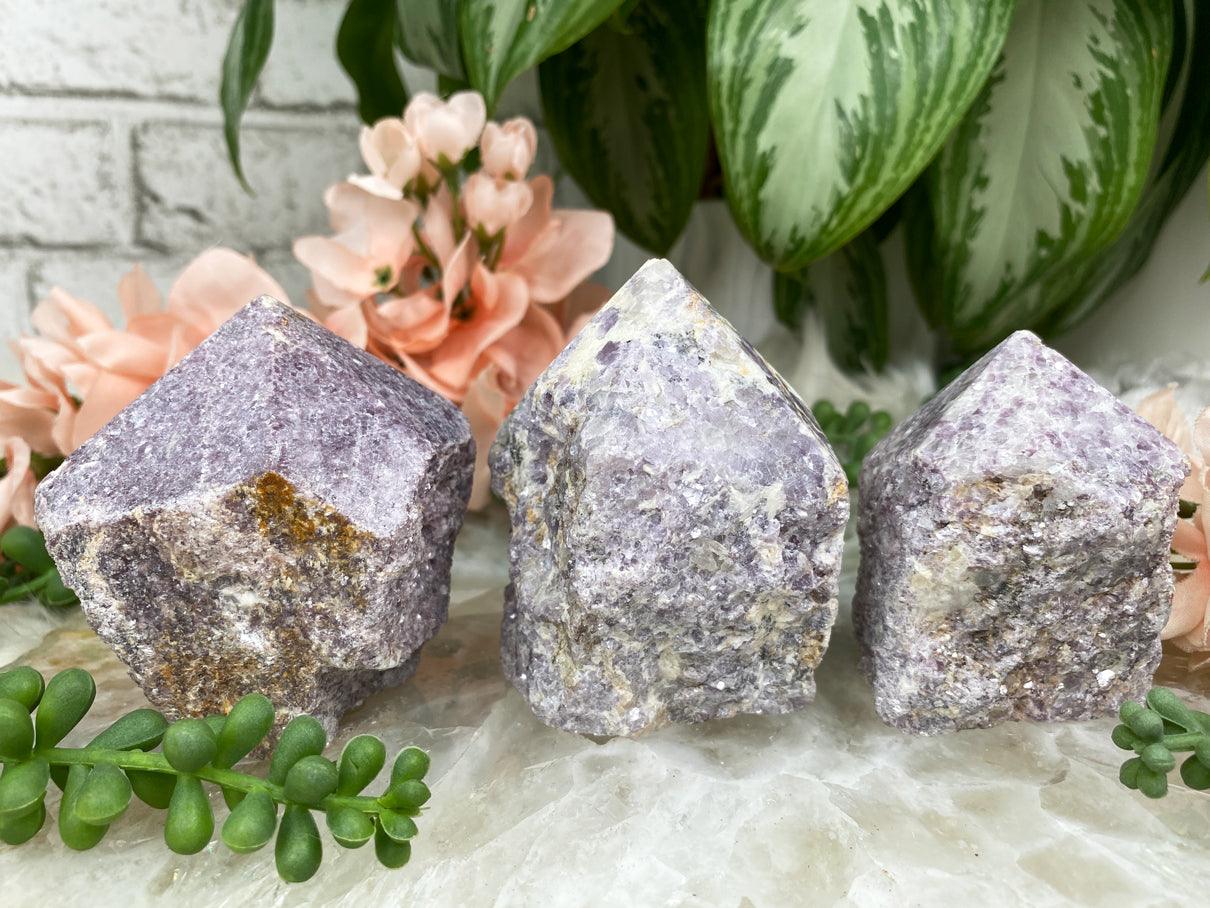 Lepidolite-Mica-Points