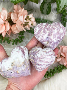 Contempo Crystals - Lepidolite-Pink-Tourmaline-Heart-Crystals - Image 3