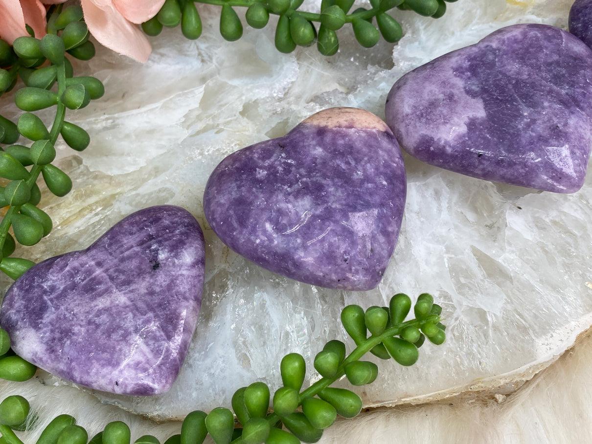 Light-Pink-on-Purple-Lepidolite-Hearts