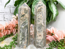 Load image into Gallery: Contempo Crystals - Light-Tan-Green-Ocean-Jasper-Points - Image 1