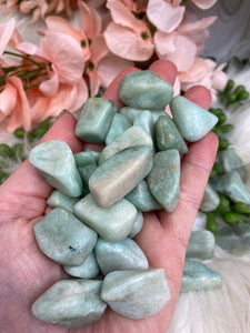 Contempo Crystals - Tumbled-Light-Teal-Blue-Amazonite-Stone-Crystals - Image 3