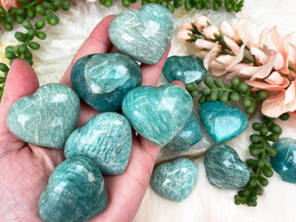 Madagascar-Amazonite-Hearts