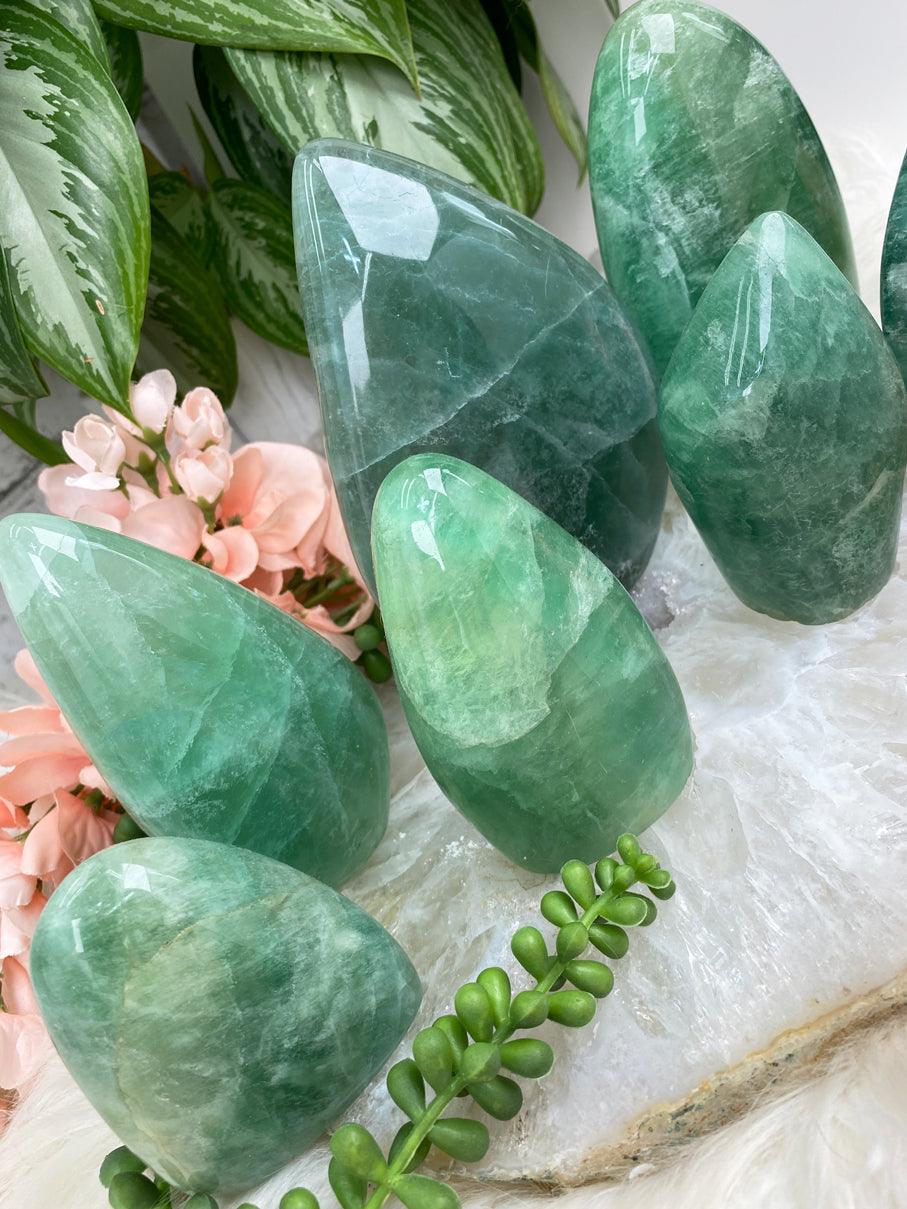 Madagascar-Green-Fluorite-Freeforms