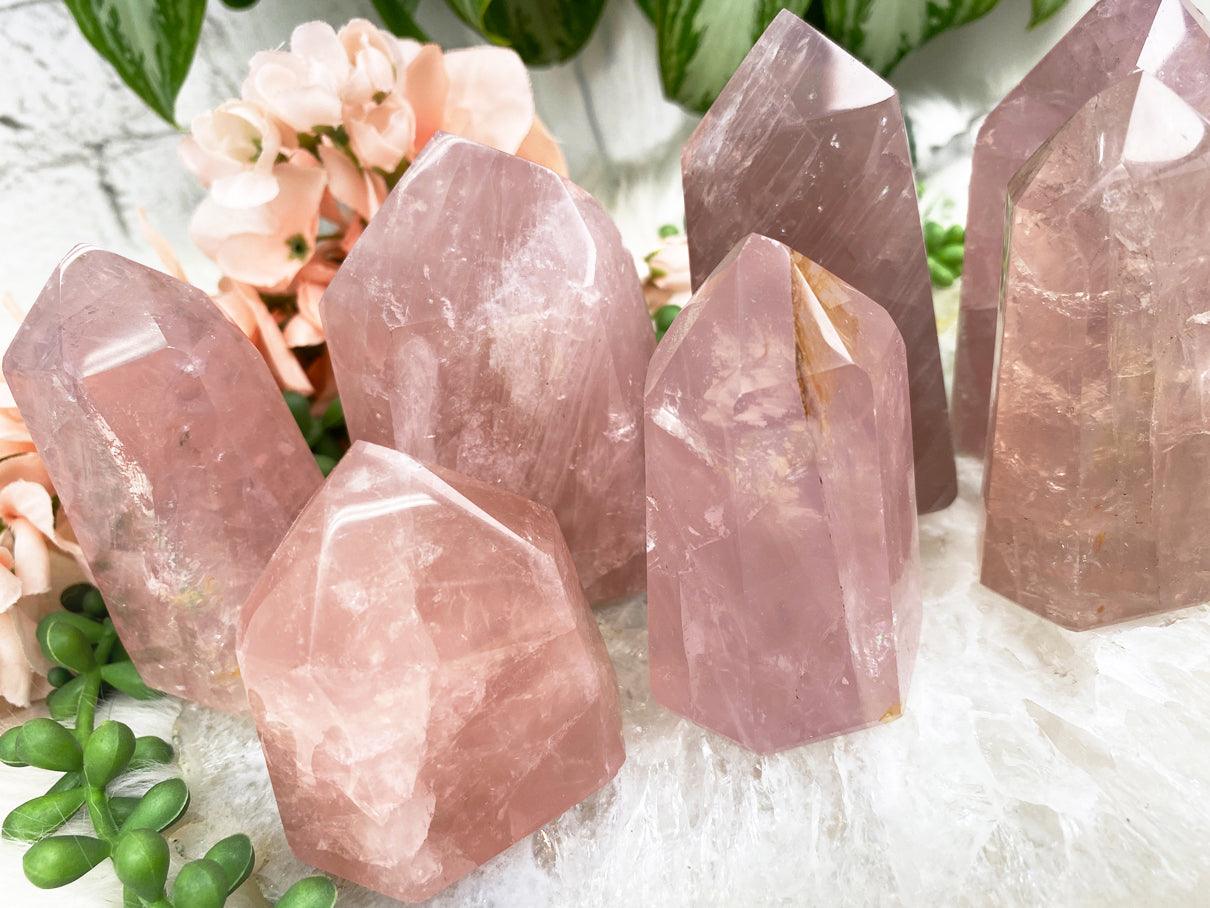 ROSE QUARTZ CRYSTAL POINT