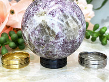 Load image into Gallery: Contempo Crystals - Metal-Ring-Sphere-Stand-for-Sale - Image 1