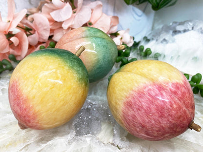 Mexico-Onyx-Lemon-Peach-Crystal-Fruit-Carving