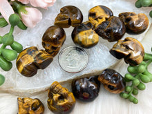 Load image into Gallery: Contempo Crystals - Mini-Tigers-Eye-Skull-for-Sale - Image 4