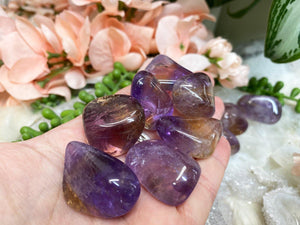 Contempo Crystals - atural-Purple-Yellow-Tumbled-Ametrine-Crystal - Image 6