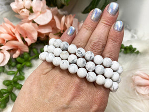 Contempo Crystals - Natural white howlite bracelets - Image 3
