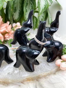 Contempo Crystals - Obsidian-Elephant-Ring-Holder - Image 3