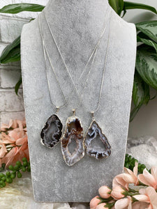 Contempo Crystals - Occco-Geode-Necklace-with-Silver-Plating - Image 4