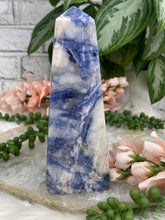 Load image into Gallery: Contempo Crystals - Pakistan-Blue-Sodalite-Obelisk - Image 9