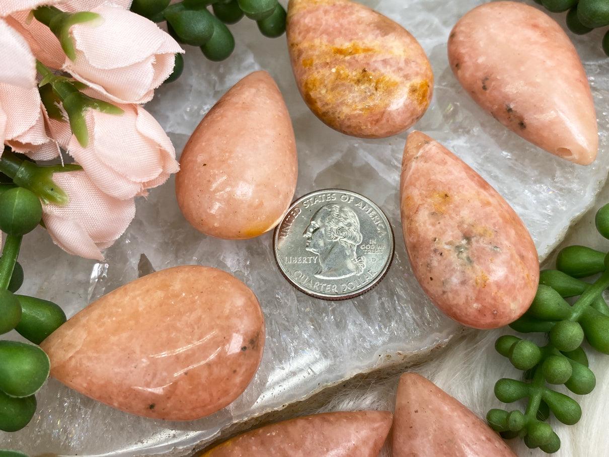 Peach-Cipolin-Stone-Pendants