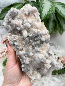 Contempo Crystals - Peach-Gray-Quartz-Calcite-Cluster-Dalnegorsk - Image 4
